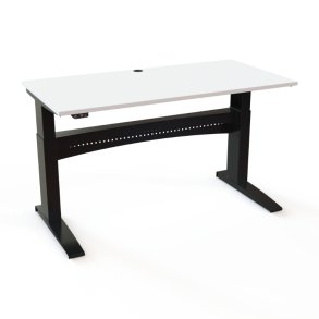 ConSet H�ve S�nkebord 160x80 - 501-11 - Hvid bordplade - sort stel