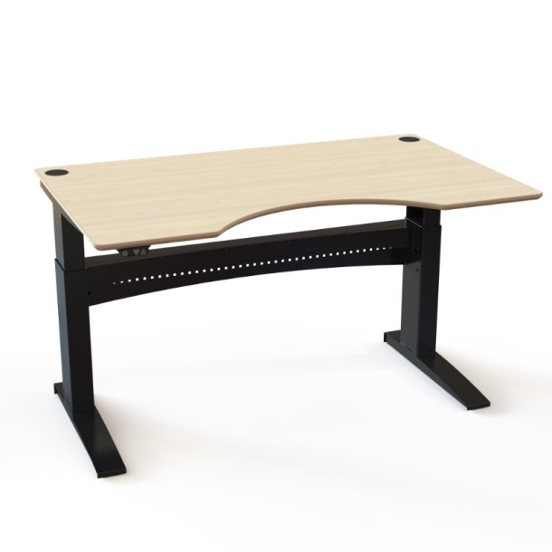 ConSet H�ve S�nkebord 160x100 - 501-11 - Ahorn bordplade - sort stel