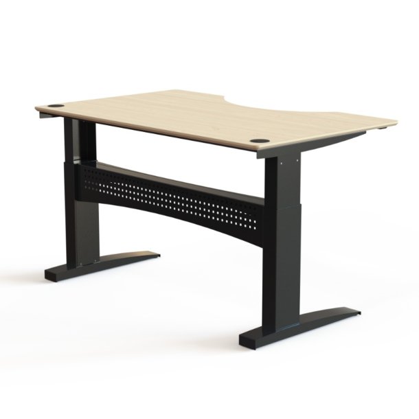 ConSet H�ve S�nkebord 160x100 - 501-11 - Ahorn bordplade - sort stel