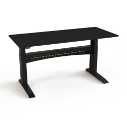 ConSet H�ve S�nkebord 180x80 - 501-11 - Sort bordplade - sort stel