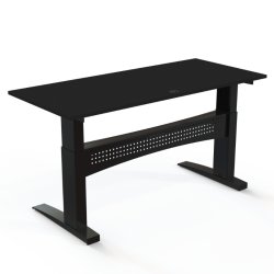 ConSet H�ve S�nkebord 180x80 - 501-11 - Sort bordplade - sort stel