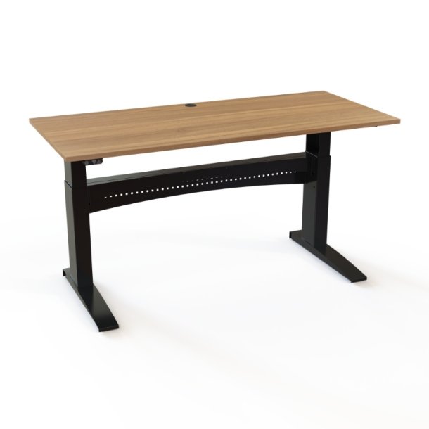 ConSet H�ve S�nkebord 180x80 - 501-11 - Valn�d bordplade - sort stel