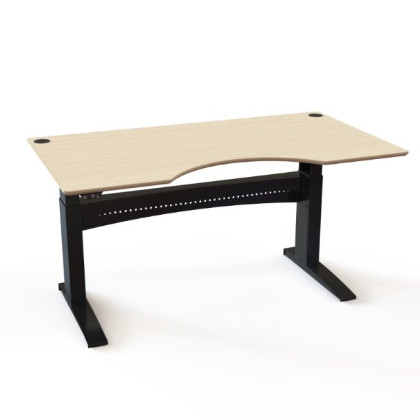 ConSet H�ve S�nkebord 180x100 - 501-11 - Ahorn bordplade - sort stel