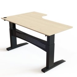 ConSet H�ve S�nkebord 180x120 - 501-11 - Ahorn bordplade - sort stel