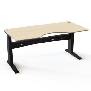 ConSet H�ve S�nkebord 200x100 - 501-11 - Ahorn bordplade - sort stel
