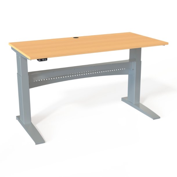 ConSet H�ve S�nkebord 160x80 - 501-11 - B�g bordplade - s�lv stel