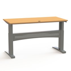 ConSet H�ve S�nkebord 160x80 - 501-11 - B�g bordplade - s�lv stel