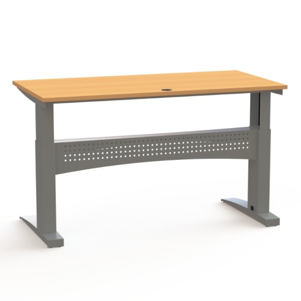ConSet H�ve S�nkebord 160x80 - 501-11 - B�g bordplade - s�lv stel