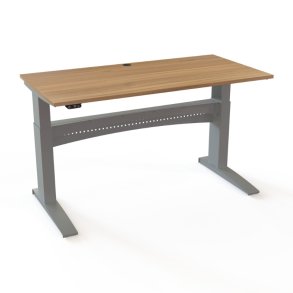 ConSet H�ve S�nkebord 160x80 - 501-11 - Valn�d bordplade - s�lv stel