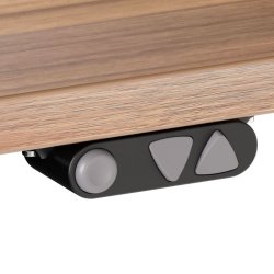 ConSet H�ve S�nkebord 160x80 - 501-11 - Valn�d bordplade - s�lv stel
