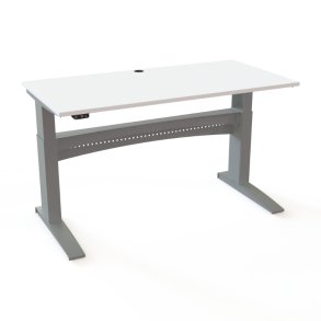 ConSet H�ve S�nkebord 160x80 - 501-11 - Hvid bordplade - s�lv stel