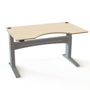 ConSet H�ve S�nkebord 160x100 - 501-11 - Ahorn bordplade - s�lv stel