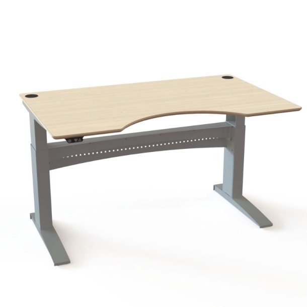 ConSet H�ve S�nkebord 160x100 - 501-11 - Ahorn bordplade - s�lv stel