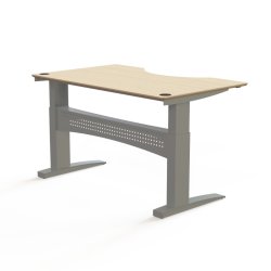 ConSet H�ve S�nkebord 160x100 - 501-11 - Ahorn bordplade - s�lv stel