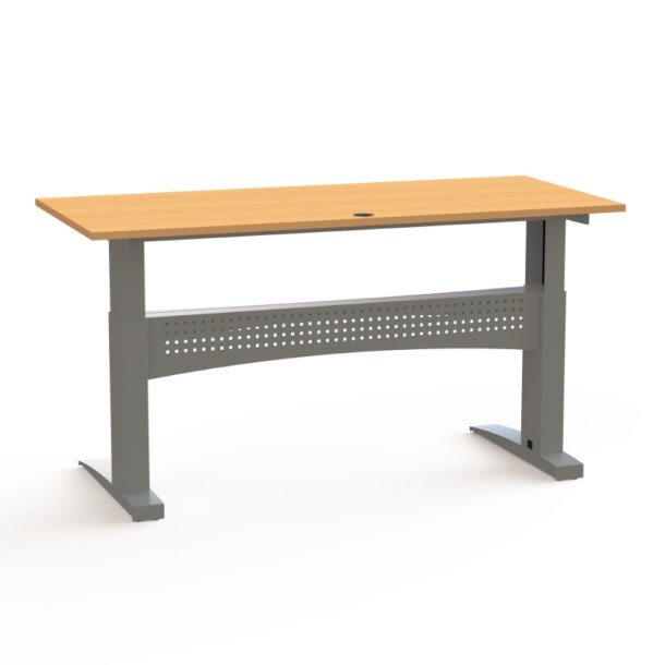 ConSet H�ve S�nkebord 180x80 - 501-11 - B�g bordplade - s�lv stel