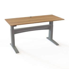 ConSet H�ve S�nkebord 180x80 - 501-11 - Valn�d bordplade - s�lv stel