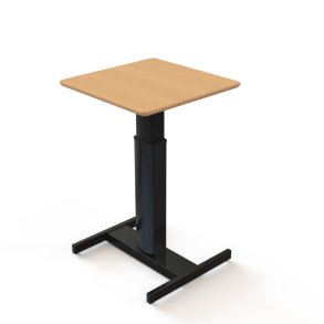 ConSet H�ve S�nkebord 60x60 - 501-19 - B�g bordplade - sort stel