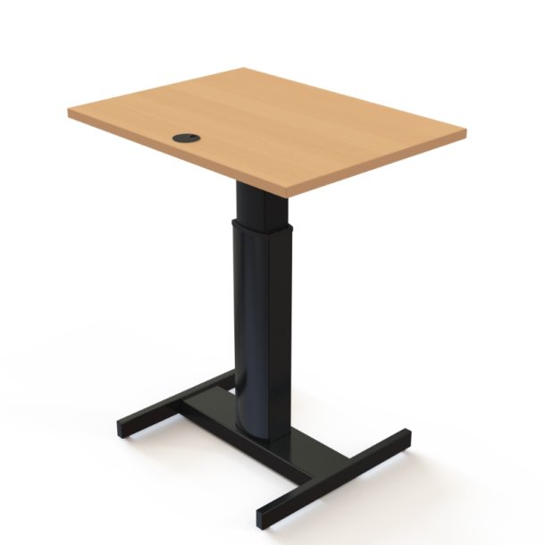 ConSet H�ve S�nkebord 80x60 - 501-19 - B�g bordplade - sort stel