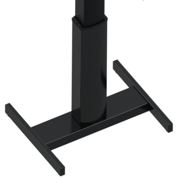 ConSet H�ve S�nkebord 80x60 - 501-19 - Sort bordplade - sort stel