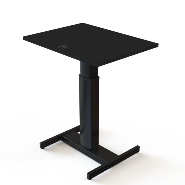 ConSet H�ve S�nkebord 80x60 - 501-19 - Sort bordplade - sort stel