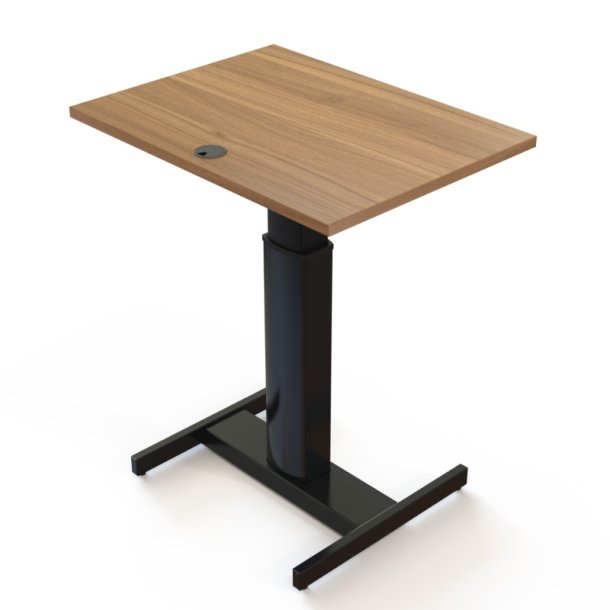 ConSet H�ve S�nkebord 80x60 - 501-19 - Valn�d bordplade - sort stel