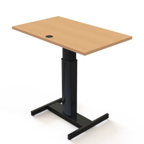 ConSet H�ve S�nkebord 100x60 - 501-19 - B�g bordplade - sort stel