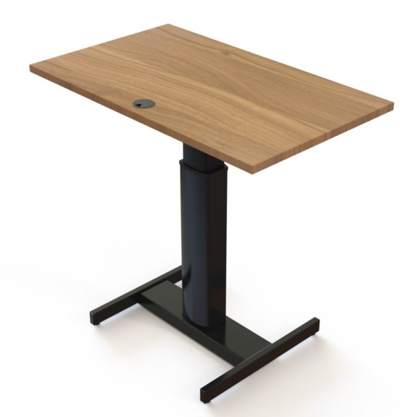 ConSet H�ve S�nkebord 100x60 - 501-19 - Valn�d bordplade - sort stel