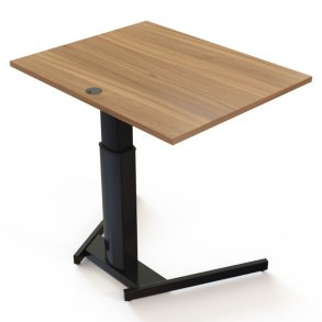 ConSet H�ve S�nkebord 100x80 - 501-19 - Valn�d bordplade - sort stel