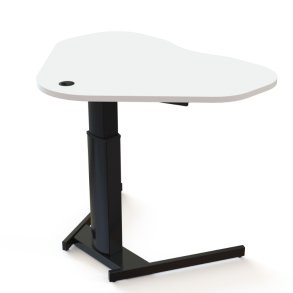 ConSet H�ve S�nkebord 117x90 - 501-19 - Hvid bordplade - sort stel
