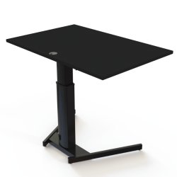 ConSet H�ve S�nkebord 120x80 - 501-19 - Sort bordplade - sort stel