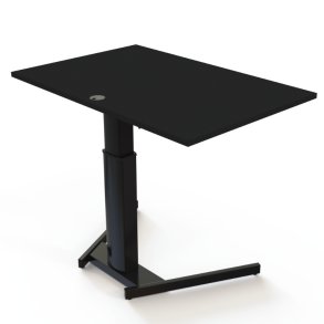 ConSet H�ve S�nkebord 120x80 - 501-19 - Sort bordplade - sort stel