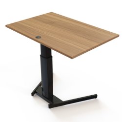 ConSet H�ve S�nkebord 120x80 - 501-19 - Valn�d bordplade - sort stel