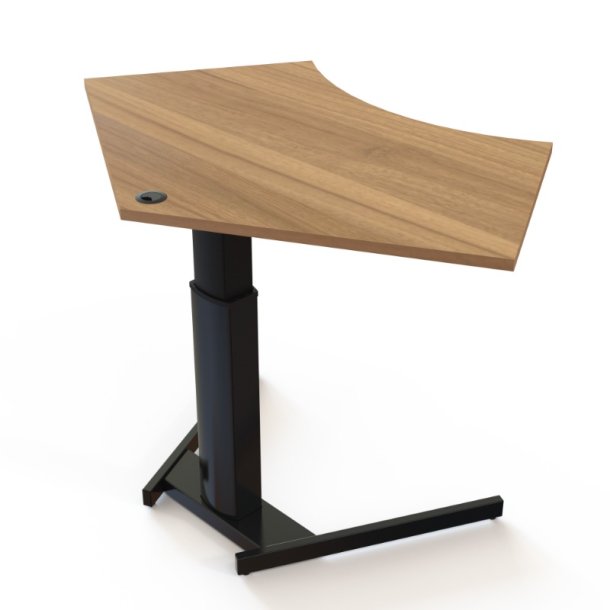 ConSet H�ve S�nkebord 138x92 - 501-19 - Valn�d bordplade - sort stel