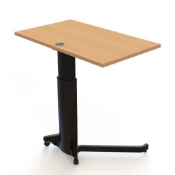 ConSet H�ve S�nkebord 100x60 - 501-19 - B�g bordplade - sort stel