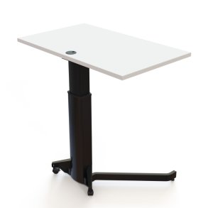 ConSet H�ve S�nkebord 100x60 - 501-19 - Hvid bordplade - sort stel