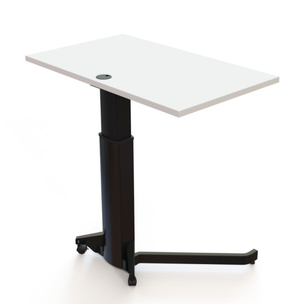 ConSet H�ve S�nkebord 100x60 - 501-19 - Hvid bordplade - sort stel