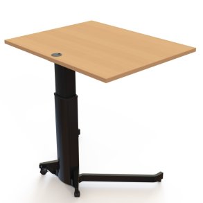 ConSet H�ve S�nkebord 100x80 - 501-19 - B�g bordplade - sort stel