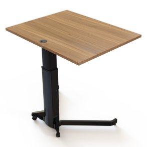ConSet H�ve S�nkebord 100x80 - 501-19 - Valn�d bordplade - sort stel