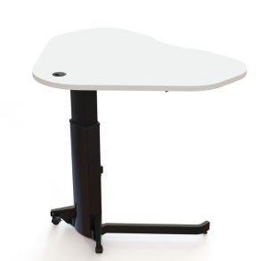 ConSet H�ve S�nkebord 117x90 - 501-19 - Hvid bordplade - sort stel
