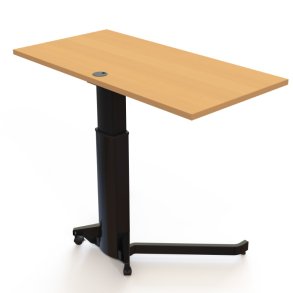 ConSet H�ve S�nkebord 120x60 - 501-19 - B�g bordplade - sort stel