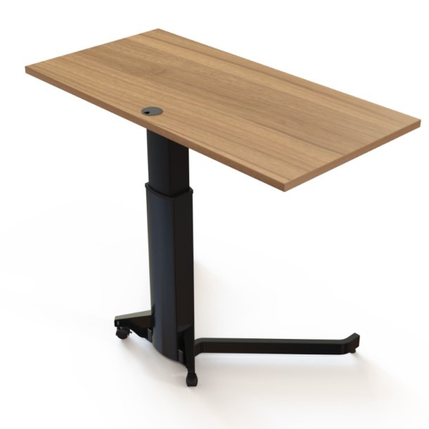 ConSet H�ve S�nkebord 120x60 - 501-19 - Valn�d bordplade - sort stel