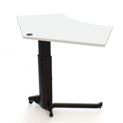ConSet H�ve S�nkebord 138x92 - 501-19 - Hvid bordplade - sort stel