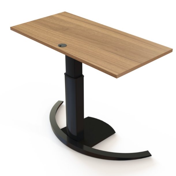 ConSet H�ve S�nkebord 120x60 - 501-19 - Valn�d bordplade - sort stel