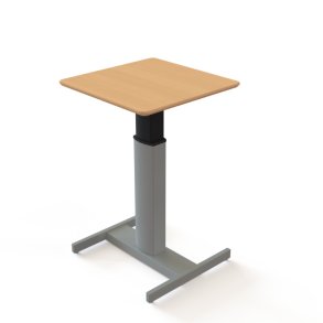 ConSet H�ve S�nkebord 60x60 - 501-19 - B�g bordplade - s�lv stel
