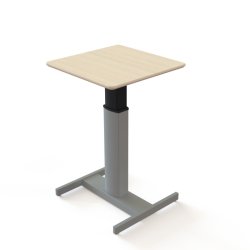 ConSet H�ve S�nkebord 60x60 - 501-19 - Ahorn bordplade - s�lv stel