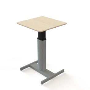 ConSet H�ve S�nkebord 60x60 - 501-19 - Ahorn bordplade - s�lv stel