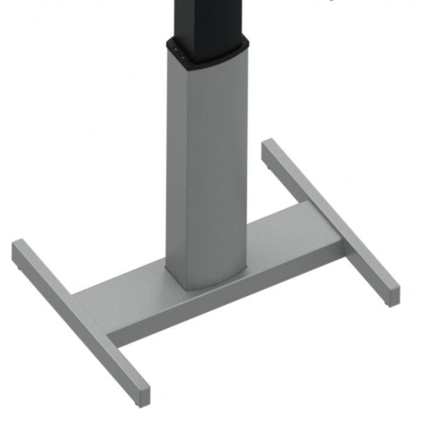 ConSet H�ve S�nkebord 80x60 - 501-19 - Valn�d bordplade - s�lv stel