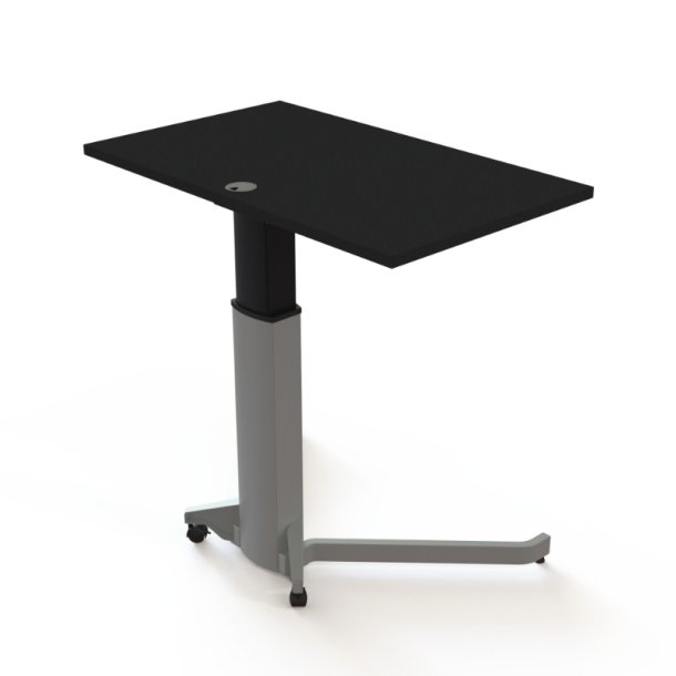 ConSet H�ve S�nkebord 100x60 - 501-19 - Sort bordplade - s�lv stel