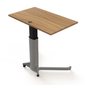 ConSet H�ve S�nkebord 100x60 - 501-19 - Valn�d bordplade - s�lv stel
