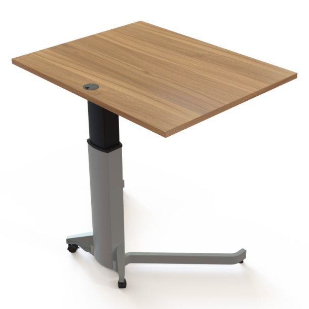 ConSet H�ve S�nkebord 100x80 - 501-19 - Valn�d bordplade - s�lv stel